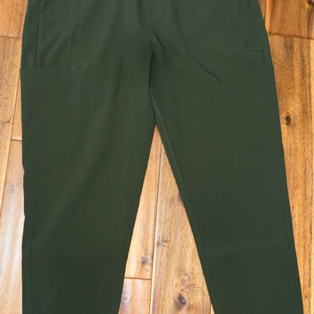 Women's Dark Olive Green Cargo Jogger Pants
